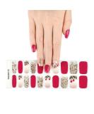 Semi Cured Gel Nails Strips 20 Stickers Nail Wraps Soft Self-Adhesive Gel Nail Stickers Salon-Quality Gel Nail Strips for Nails French Tip Manicure UV/LED Lamp Required (172-Tulips) - Buy Online on GoSupps.com