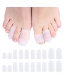 20 Pack Soft Silicone Toe Caps - Ultimate Foot Protection for High Heels | Comfortable Toe Pads & Plasters for Men & Women - Buy Online on GoSupps.com