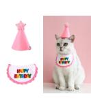 Happy Birthday Bandana & Party Hat for Cats & Dogs | Cute Pet Birthday Outfits & Accessories - Buy Online on GoSupps.com