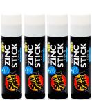 Sun Zapper Zinc Stick SPF 50+ Sunscreen (4 Pack) - 0.42 oz Stick Sunblock - Buy Online on GoSupps.com