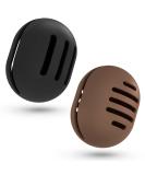 Fauxomor Makeup Sponge Storage - 2-Pack Breathable Silicone Beauty Blender Travel Bag for All Sizes - Sustainable Portable Cosmetic Tool Black & Coffee - Buy Online on GoSupps.com