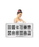 MoYou Stamping Schablon - Bridal 07 | Perfect Nail Art Stencils for International Shipping - Buy Online on GoSupps.com