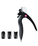 Adjustable Black False Nail Clippers | Art Nail Trimmer with Rotary Plate for Perfect Shapes | International Shipping - Buy Online on GoSupps.com