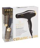 Olivia Garden Ceramic + Ion Professional Hair Dryer Black/Gold + Gift (CIDR1-DL01) - Buy Online on GoSupps.com