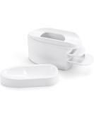 Unibouti Dip Powder Recycling System & French Tip Tray 2-in-1 | Big Size | Mess-Free | Nail Glitter Saver Holder & French Nail Art Smile Line Mold Kit - White - Buy Online on GoSupps.com