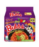 Samyang Buldak Habanero Lime Hot Chicken Flavour Buldak Ramen Noodles 135g (Pack of 5) - Buy Online on GoSupps.com