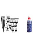 Wahl Vogue Corded Hair Clipper Hair Clippers Male Grooming Kit Mains Powered Clipping Precision Cutting Blades & Clipper Oil Blade Oil for Hair Clippers 250 ml Wahl Hair Clipper + Clipper Oil - Buy Online on GoSupps.com