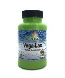 Dailys Vega-Lax: Natural Fiber Supplement with Senna, Cascara Sagrada Bark, Aloe - 100 Vegetarian Capsules - Buy Online on GoSupps.com
