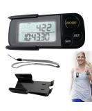 Buy Aoreun Portable 3D Pedometer - Clip-On No App Needed 30 Days Memory for Accurate Step Tracking - Buy Online on GoSupps.com