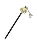 Lurrose Wooden Hair Stick with Resin Flower Tassel - Classical Chinese Hairpin for Bride, Kimono Hair Ornament - Buy Online on GoSupps.com