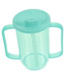 Gleavi Unbreakable Recovery Cup | Independent Drinking Cup for Pregnant Women | Light Green Water Bowl & Bottle (13.8x13cm) - International Shipping Available - Buy Online on GoSupps.com