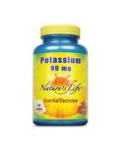 Nature's Life Potassium 99mg Supplement - 250 ct Bottle - Buy Online on GoSupps.com