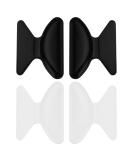 Emagentech Self-Adhesive Nose Pads for Glasses - 10 Pairs (5 Black + 5 Transparent) with Butterfly Motif - 1.8mm Reading & Sunglasses Pads - Buy Online on GoSupps.com