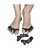 4x Premium Silicone Toe Separators for Hallux Valgus & Hammer Toe Relief - Claw Toe Pads for Comfort - Buy Online on GoSupps.com