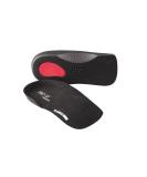 PRO 11 WELLBEING Slim Fit 3/4 Orthotic Insoles with Heel Pad | Plantar Fasciitis Relief (UK 3/4.5 Black) - Buy Online on GoSupps.com