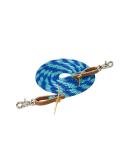WEAVER Leather Poly Roper Reins 3/8 Inches Dazzling Blue/Turquoise - Buy Online on GoSupps.com