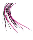 Princess Real Feather Hair Extensions - 5 Feathers - Buy Online on GoSupps.com