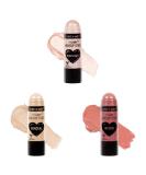 Wet n Wild MegaGlo Conceal & Contour Highlighter Stick - Follow Your Bisque + Blush Pink Floral Majority - Buy Online on GoSupps.com
