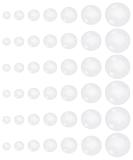 Shapenty Clear Round Glass Cabochons Dome Tiles - 7 Sizes for Jewelry Making DIY - 70PCS - Buy Online on GoSupps.com