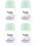 (Pack of 4) Garnier Mineral Protection 6 Floral Fresh Scent Anti-perspirant Roll On for Women 4x50ml - Buy Online on GoSupps.com