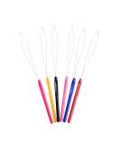6 Pcs Plastic Hair Extension Loop Needle Threader Set - Hair & Feather Extensions Tool Kit (Multicolored) - Buy Online on GoSupps.com