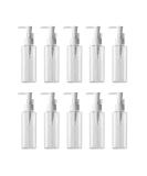 Lurrose 200ml Pump Dispenser Bottles - 10 Pack for Makeup Liquids & Lotions | Travel & Home Use - Buy Online on GoSupps.com