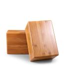 Bamboo Yoga Block (2 PCS) - Handstand Support Brick for Deepening Poses, Enhancing Strength, Balance, and Flexibility - Buy Online on GoSupps.com