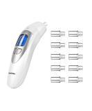 Ketone Breathalyzer | Ketogenic Breath Ketosis Analyzer with 10 Mouthpiece - White - Buy Online on GoSupps.com