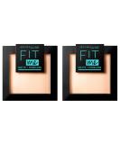 Buy Maybelline Fit Me Matte + Poreless Powder No. 120 Classic Ivory - Long-lasting & Matte Finish - 2 Pack (9g Each) - International Shipping - Buy Online on GoSupps.com