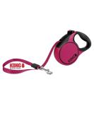 High-Quality 5m Cong Roll-Out Dog Leash for Large Dogs Up to 50kg | Comfortable Soft Handle & Reflective Belt | Durable Pink Roller Linen with Break & Lock System - Buy Online on GoSupps.com