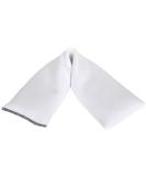Microwavable Lavender Wheat Bags Plain Fleece Microwave Heat Pack for Back Neck Joints and Shoulder Pain Relief 44cmx13cm (White) Plain Fleece White - Buy Online on GoSupps.com