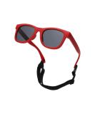 Pro Acme Red Polarized Baby Sunglasses with Strap | Flexible & Durable Toddler Sunglasses for 0-24 Months - Buy Online on GoSupps.com