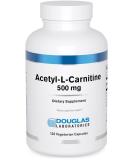Douglas Laboratories Acetyl L-Carnitine 500mg | Promotes Brain and Nerve Health in Aging | 120 Capsules - Buy Online on GoSupps.com