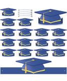 40-Piece Adjustable Blue Paper Graduation Crowns for Kids - Buy Online on GoSupps.com