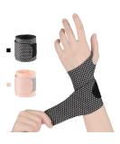 Revitalize Your Wrist: Ultra-Thin PINK Brace for Pain Relief Tendonitis & Arthritis - Adjustable & Breathable Support - Buy Online on GoSupps.com