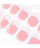 Danni & Toni 28 Semi-Cured Nail Wraps - Pink French Manicure Stickers - Buy Online on GoSupps.com