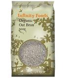 Infinity Foods Organic Oat Bran 500g - High-Quality Fibrous Superfood - Buy Online on GoSupps.com