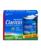 Claritin Non Drowsy Allergy Relief Tablets - 24 Hour 70 ct 6 Pack - Buy Online on GoSupps.com