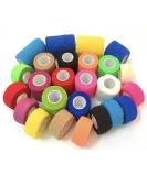 Buy Athmedic Synthetic Kinesiology Tape | Water Resistant Kinesiology Tape - Black Pink Dark Blue - International Shipping Available - Buy Online on GoSupps.com