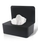 LEQXGO Baby Wipes Dispenser - Non-Slip Case with Sealing Design Lid in Black - Buy Online on GoSupps.com