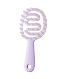 Veki Silicone Scalp Massage Brush for All Hair Types - Wet & Dry Shampoo Brush for Head Massage & Peeling (Purple) - Buy Online on GoSupps.com