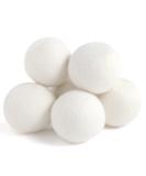 Woolly Molly XL 6-Pack Organic Wool Dryer Balls New Zealand Wool, 1200 Loads, Energy & Time Saver, Fabric Softener, Anti-Static, Lint Free - Buy Online on GoSupps.com