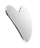Heart Shape Gua Sha Massage Tool - Stainless Steel Anti-Wrinkle Facial Tool for Eye Swelling & Skin Tightening | International Shipping Available - Buy Online on GoSupps.com