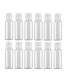 12Pcs 30ml Clear Plastic Empty Travel Bottles Container with Flip Cap Refillable Toiletry Bottles Containers Cosmetic Sample Bottles for Shampoo Body Wash Lotion Essential Oil 30ml/1oz - Buy Online on GoSupps.com
