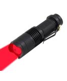 WAYLLSHINE High Power One Mode Red LED Flashlight, Powerful Single Mode Red Flashlight, Red Light Flashlight Red LED Red Light Torch for Astronomy, Aviation, Night Observation-Black - Buy Online on GoSupps.com