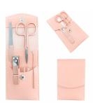 SHICEN 4PCS Manicure Set in Rose Gold PU Leather Case - Professional Stainless Steel Nail Clippers and Care Tools for Women - Grooming Kit for Travel - Buy Online on GoSupps.com