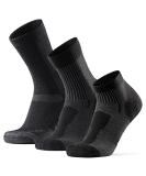 DANISH ENDURANCE 3-Pack Mixed Outdoor Hiking Socks | Merino Wool for Women & Men | Black, Large - Buy Online on GoSupps.com