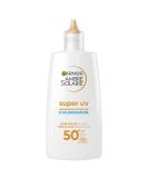Garnier Antioxidative Super UV sun protection fluid with SPF 50+ light and non-fatty sunscreen with hyaluronic acid Ambre Solaire 40 ml Super UV Fluid - Buy Online on GoSupps.com