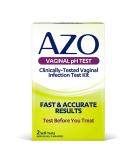 AZO Vaginal pH Test Kit, Clinically-Tested Vaginal Infection Test Kit, Fast & Accurate Results, from The #1 Most Trusted Brand, 2 Self-Tests - Buy Online on GoSupps.com