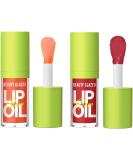 Pink Lip Gloss Set - Long Lasting Moisturizing Jelly Lipsticks - Non-Stick Cup Lip Tint Glaze - Fresh Texture - (#103+104) - Buy Online on GoSupps.com